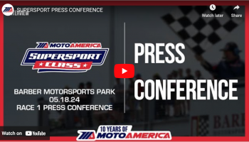 Video: Supersport Race One Press Conference From Barber Motorsports Park